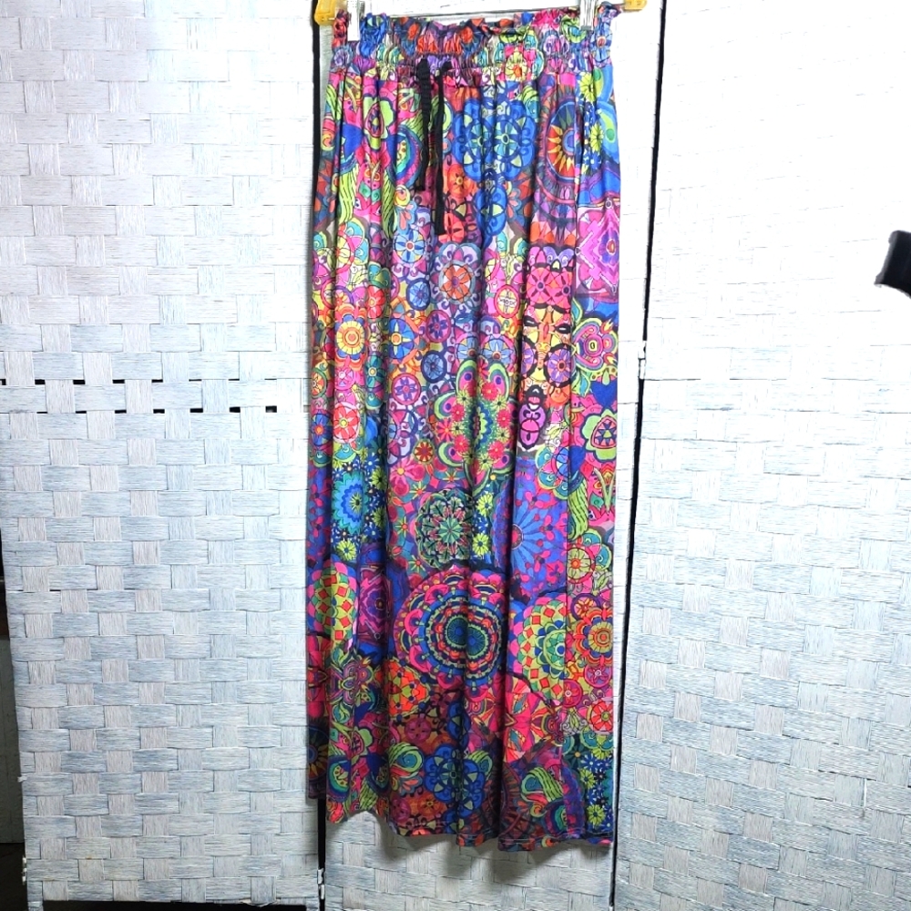 Colorful Bohemian Maxi Skirt - Picture 4 of 4